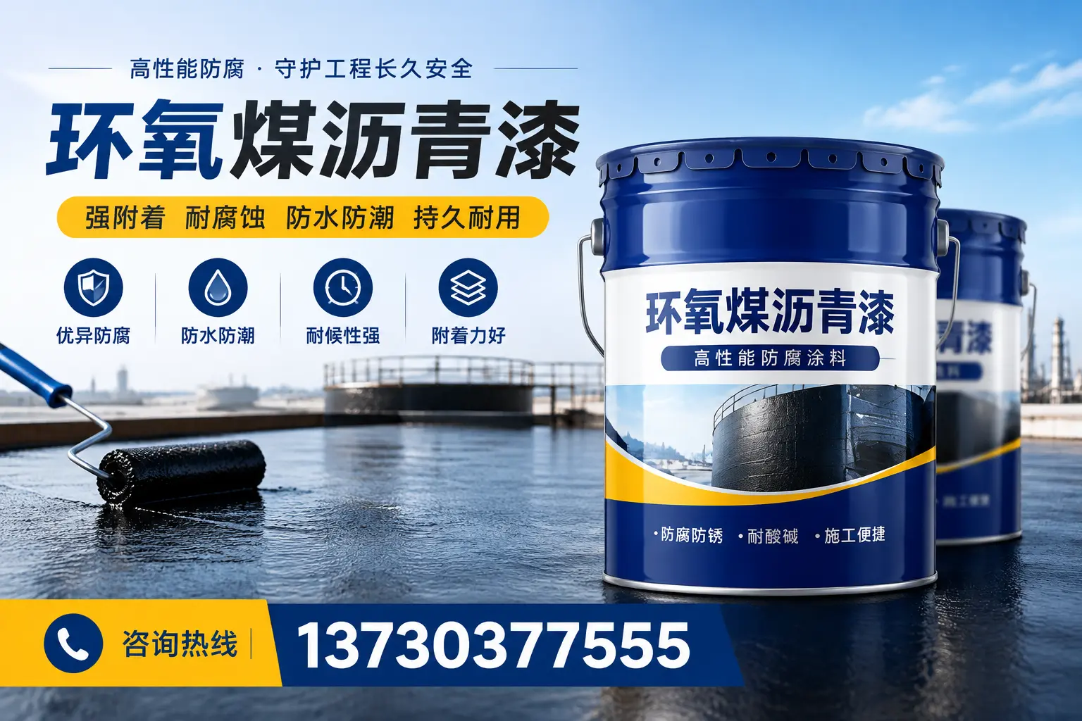 如何判断环氧煤沥青漆的质量?三河消费者指南